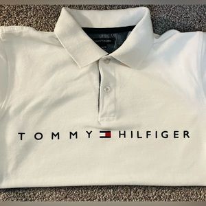 Plain white Tommy Hilfiger branded shirt